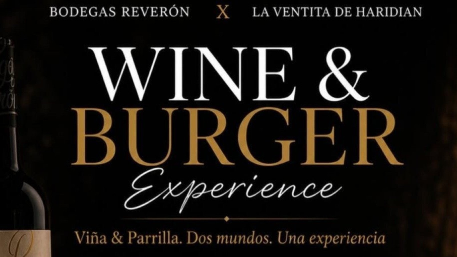 WINE & BURGER EXPERIENCE - BODEGAS REVERÓN
