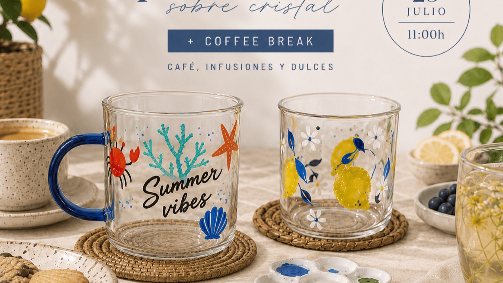 TALLER PINTA TU TAZA & COFFEE BREAK